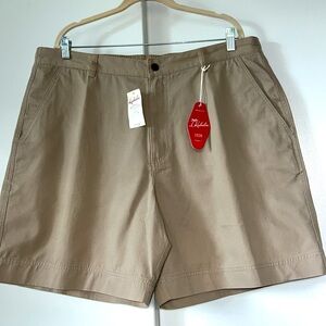 NWT Kahala Men’s flat front 100% Cotton Khaki Short. Style KIMO 11-ELAS Size 40
